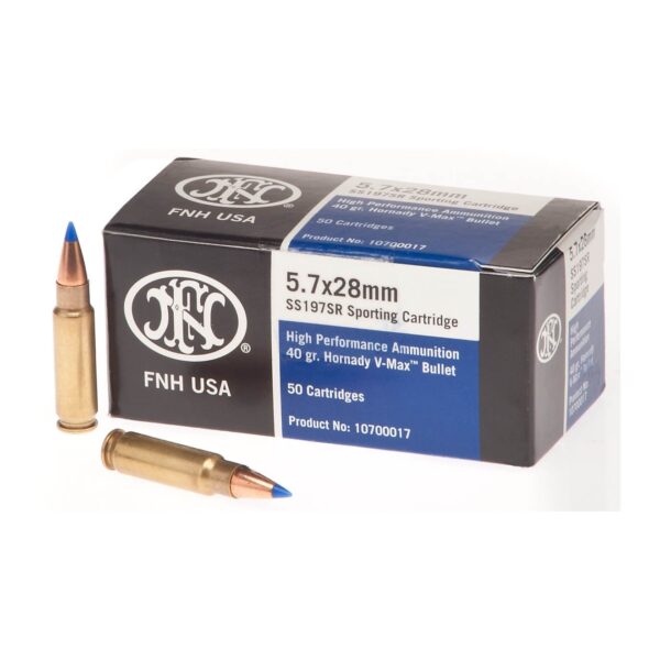 FN 5.7 x 28mm ammo 40-Grain V-Max Cartridges 500 ROUNDS - Ammos Store